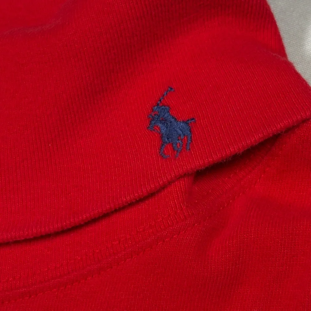 Vintage Polo Ralph Lauren Turtleneck Mens XXL Red Long Sleeve Cotton EUC